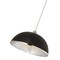 Z-Lite Landry 1 Light Pendant, Matte Black & Chrome 1004P20-MB-CH - alternate 3